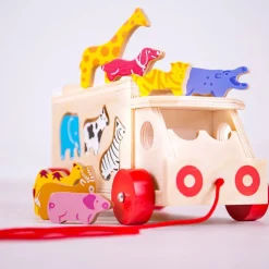 Animal Shape Lorry - Wooden Toy