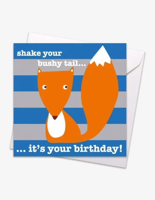 Fox Birthday Card