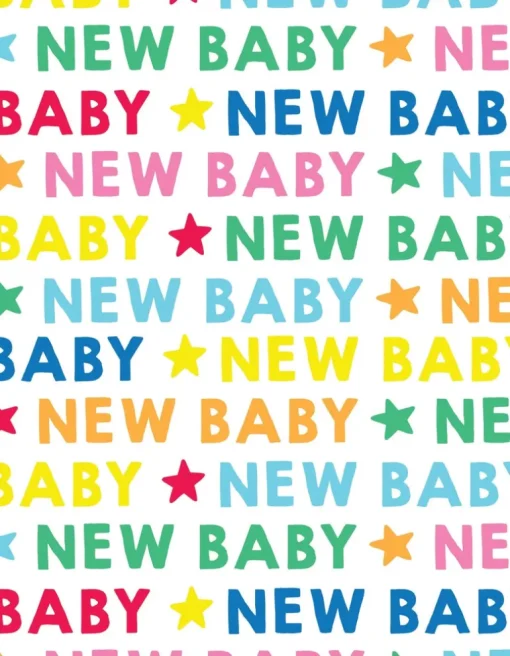 New Baby Wrapping Paper