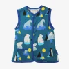 Organic Arctic Print Reversible Gilet