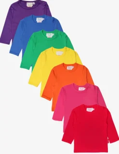 Organic Basic Long-Sleeved T-Shirt Bundle (7-8y / 128cm)