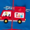 Organic Fire Engine Applique Hoodie