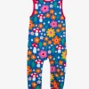 Organic Floral Mushroom Print Slungarees