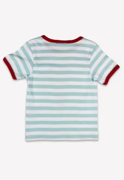 Organic Ice Cream Applique Short Sleeved T-Shirt