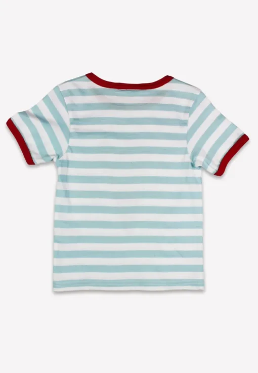 Organic Ice Cream Applique Short Sleeved T-Shirt