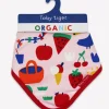 Organic Picnic Print Dribble Bib