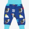 Organic Puffin Print Yoga Pants