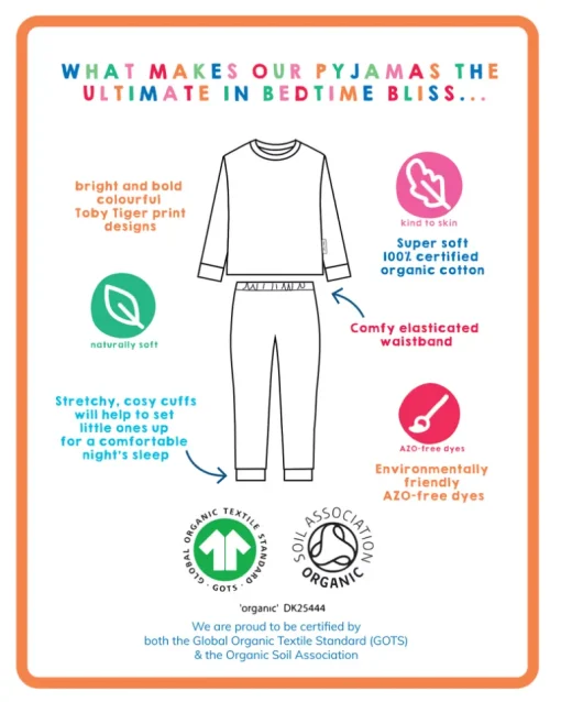 Organic Pumpkin Print Pyjamas