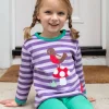 Organic Robin Applique Long-Sleeved T-Shirt