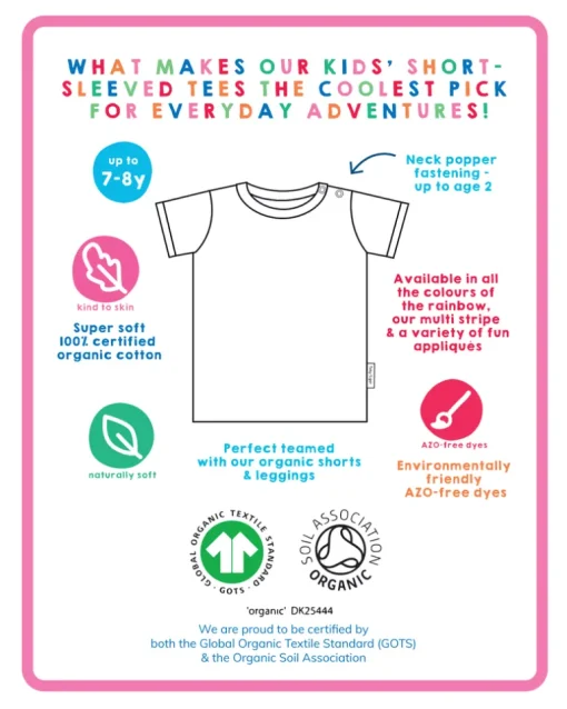 Organic Seagull Applique T-Shirt