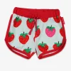 Organic Strawberry Print Running Shorts