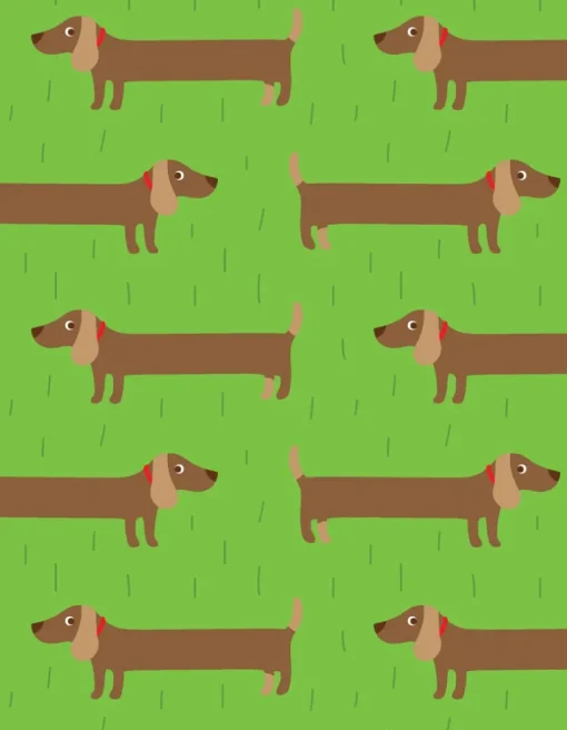 Sausage Dog Wrapping Paper