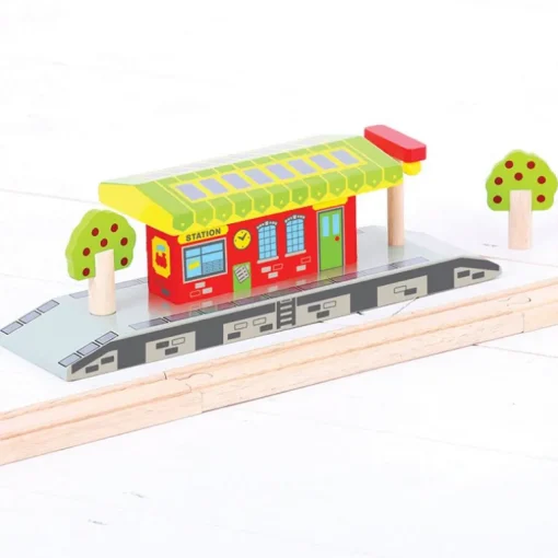 Village Train Station - Wooden Toy
