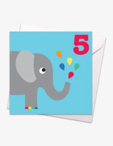 Age 5 Elly Birthday Card