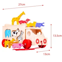Animal Shape Lorry - Wooden Toy