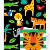 Birthday Jungle Gift Wrap + Personalised Card Bundle