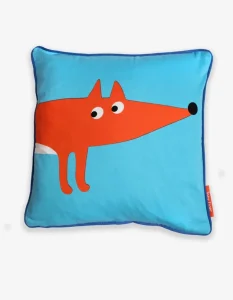 Blue Fox Cushion Cover