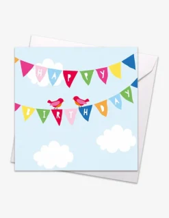 Bunting Birthday Card