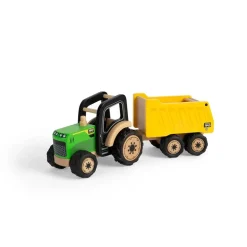 Country Tractor & Trailer - Wooden Farm Toy