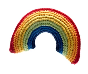 Crochet Cotton Rainbow Baby Toy