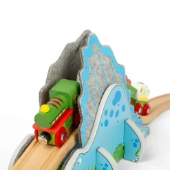Dino Riser Tunnel - Wooden Train Toy