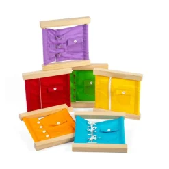 Fastening Frames - Montessori Toy