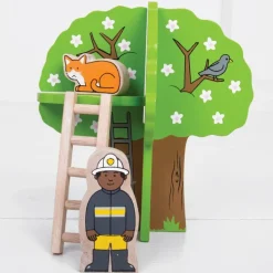 Fire Station Train Set