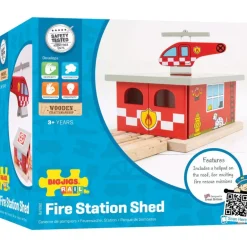 Firestation Shed - Wooden Toy