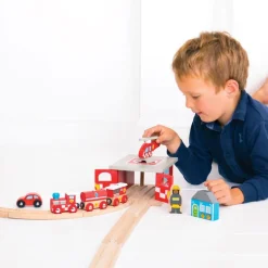 Firestation Shed - Wooden Toy