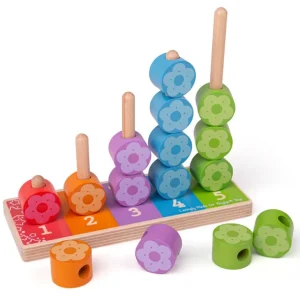 First Flower Stacker - Wooden Toy