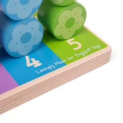 First Flower Stacker - Wooden Toy