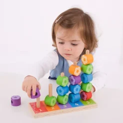 First Flower Stacker - Wooden Toy