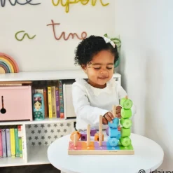 First Flower Stacker - Wooden Toy