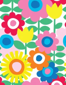 Flower Power Wrapping Paper