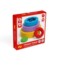 Flower Tower - Wooden Stacking Toy