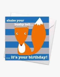 Fox Birthday Card