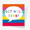 Get Well Soon Speech Bubble Card