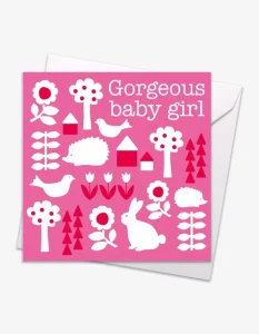 Gorgeous Baby Girl Card