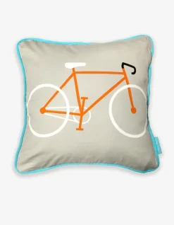 Grey Bike Cushion Cover