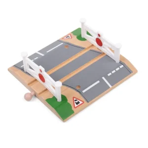 Level Crossing - Wooden Toy Train Accessory