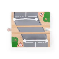 Level Crossing - Wooden Toy Train Accessory