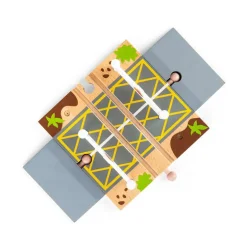 Level Crossing - Wooden Train Toy