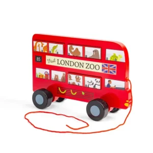 London Bus Pull Along - Wooden Toy