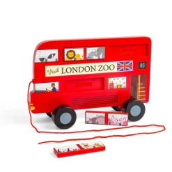 London Bus Pull Along - Wooden Toy