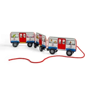 London Pull Along Tube - Wooden Train Toy