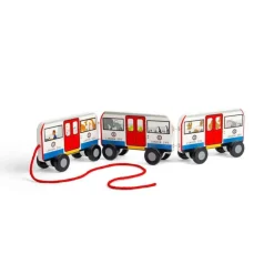 London Pull Along Tube - Wooden Train Toy