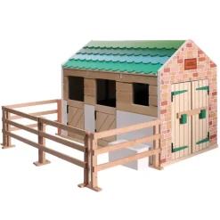 Lottie Doll Wooden Stables Playset