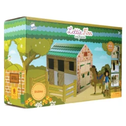 Lottie Doll Wooden Stables Playset