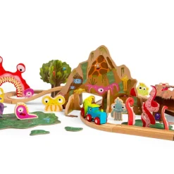 Monster Train Set - Wooden Toy
