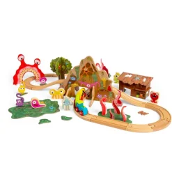 Monster Train Set - Wooden Toy